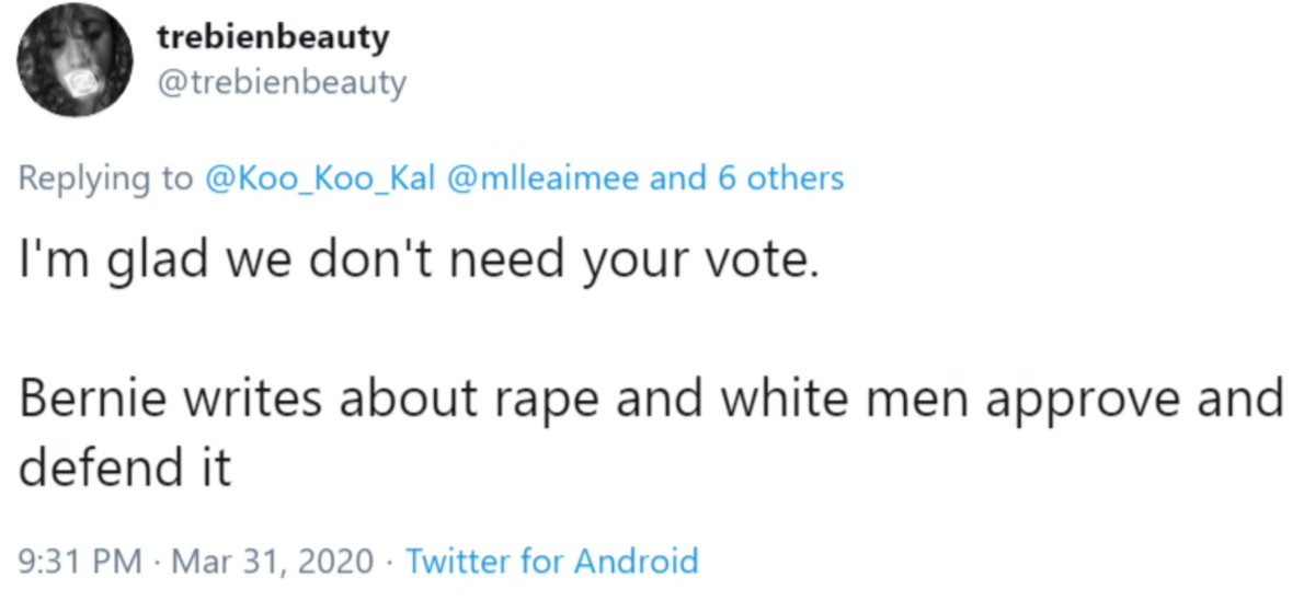 Yes, because writing the word "rape" is worse than the actual act of rape.