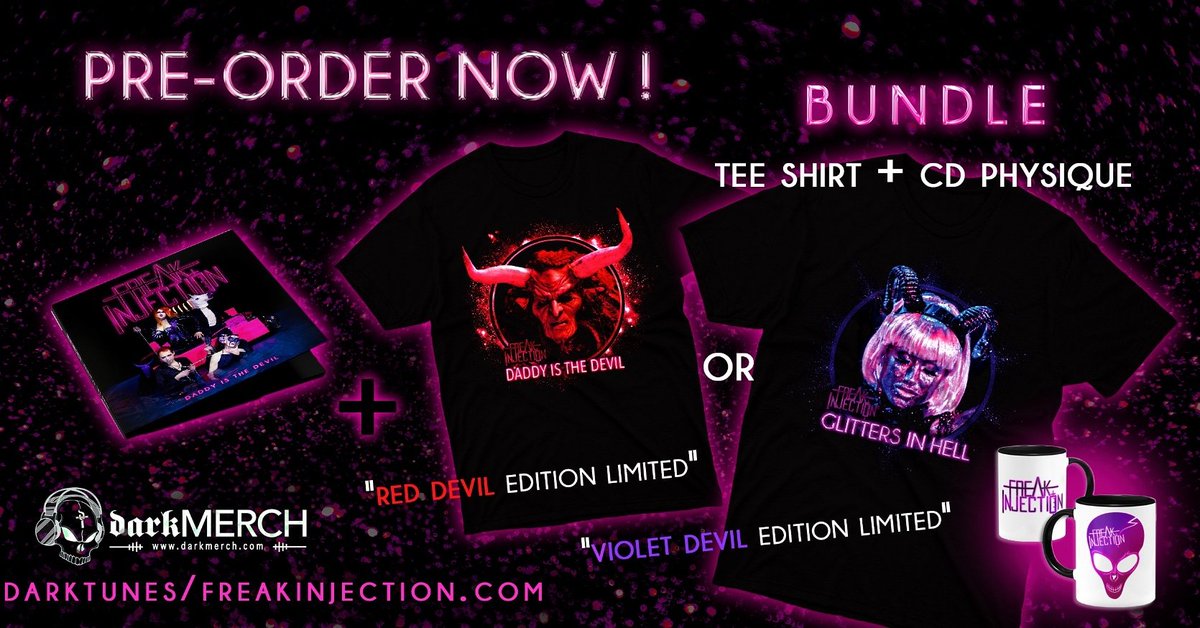 Freak_Injection's tweet image. Merchandising!
darkmerch.com/freakinjection