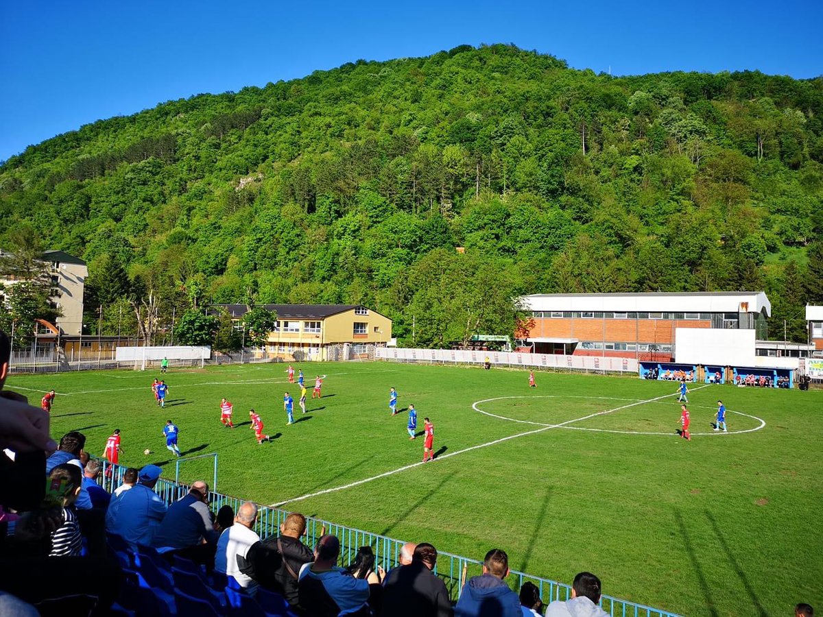 Mali Zvornik, on the Serbo-Bosnian border. Would love a beer on the lake today.