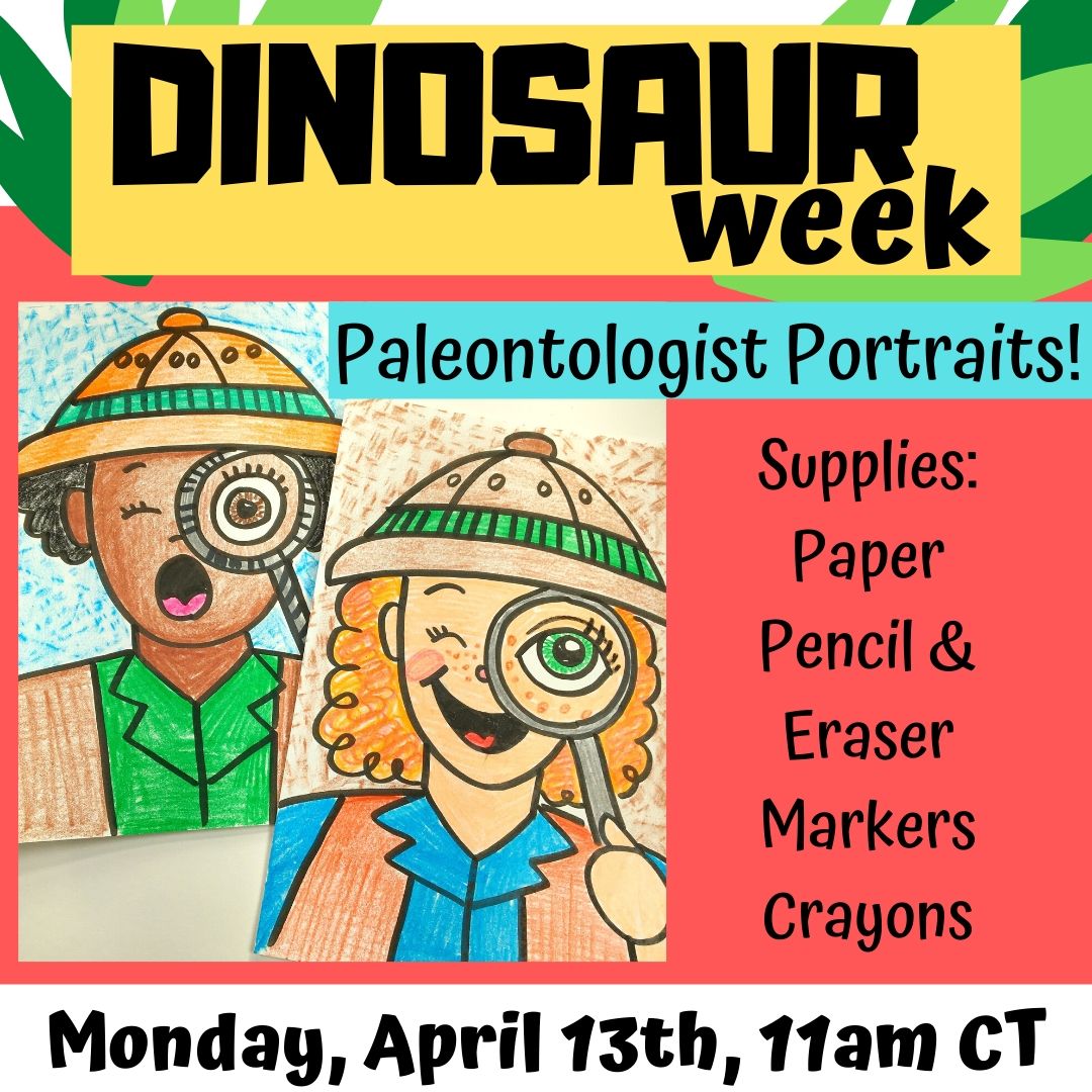 cassiestephens's tweet photo. DINOSAUR WEEK! Join me for LIVE art class every weekday at 11am CT for Dino Week! Here's the line-up and supply list. Check the blog post for where to join me on IG and FB. Please retweet if you know kiddos who would love to join!

https://t.co/RUyijs5Hdu https://t.co/il9WqJawW6