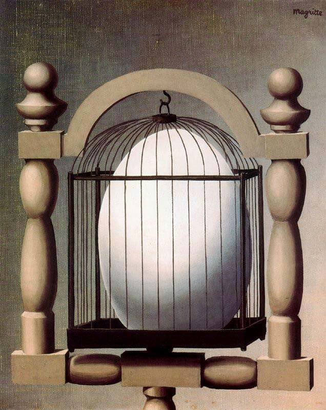 surreal eggs (magritte)