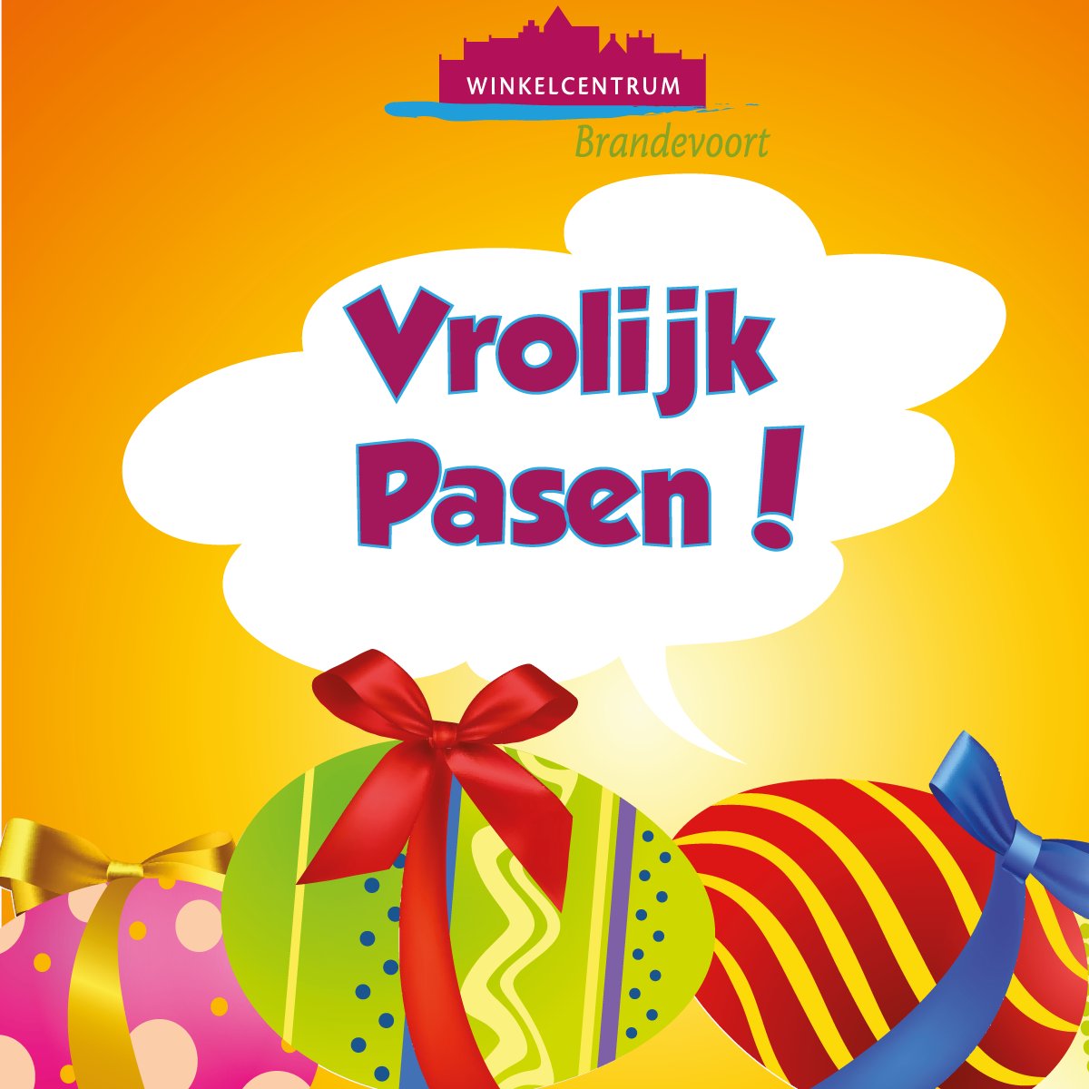 We wensen jou een heel vrolijk en vooral een gezond Pasen. 

Pasen is het feest van het nieuwe leven. In deze tijd krijgt dat een extra betekenis. Wees lief voor elkaar, denk aan elkaar, help elkaar, #samensterk