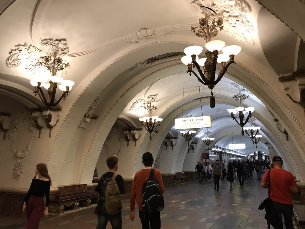 The first visit to Russia. I spent 80% of the time on the metro.