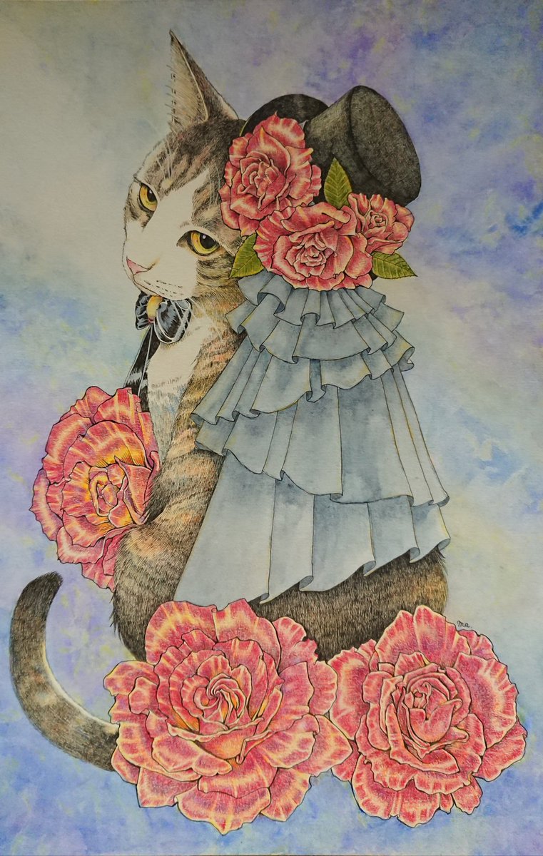 「#このタグ見た人は1文字で自己紹介する

猫 」|ま。(machiko.)@妖精妖怪展・posfes.vol.2のイラスト