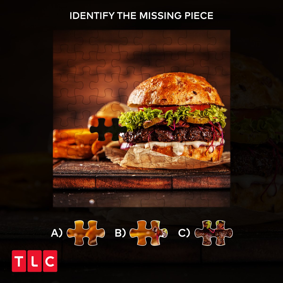 TLCINOfficial's tweet photo. Complete the puzzle by commenting below with the correct answer!
#TLC #TLCIndia #trivia #completethepuzzle #puzzle #games #burger #fastfood #foodlover https://t.co/FyyhNURw2E