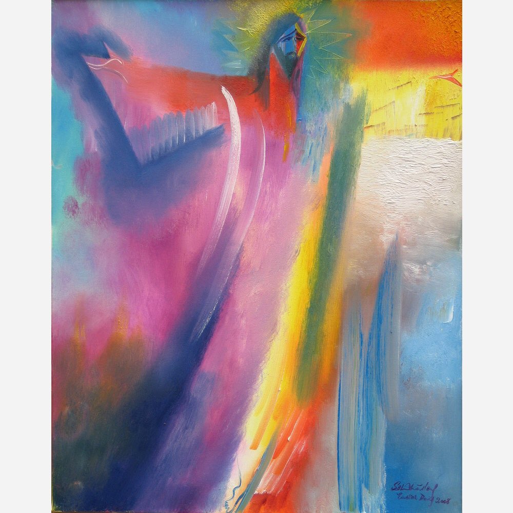 StephenBWhatley's tweet photo. Happy Easter , blessings of new paths of light through the Risen Christ ! Peace #EasterSunday #Easter #art #oilpainting #RisenKing #risenChrist #Catholicart #expressionism #GloryofChrist #EasterDay #healing #miracles #christianart #contemporaryart #Jesus https://t.co/XmX5PigGTb