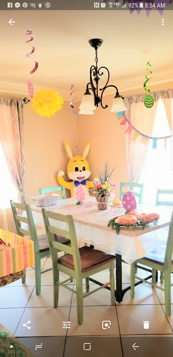 So much is uncertain in these difficult times, and while #socialdistancing, it is important to connect (virtually) with friends and family. 
He is risen! #HappyEaster! Today is a day of hope and redemption—a reminder that today's challenges WILL be overcome. 🐰🐣🌷🥚💗