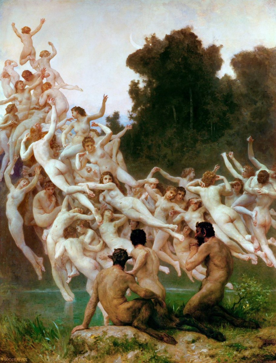 fatemeekhtesari's tweet photo. The Oreads, 1902-William-Adolphe Bouguereau
#Fselection https://t.co/LdirirR2ou