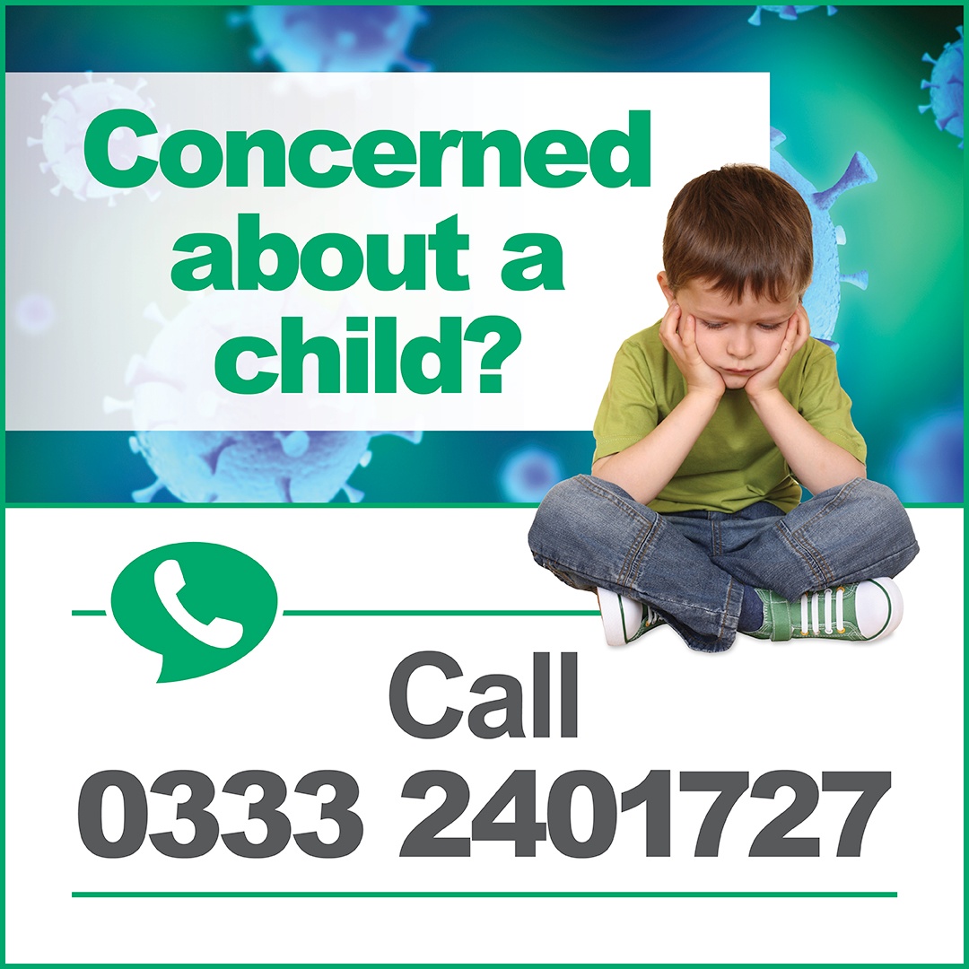 During the current covid-19 crisis it is important that we look out for one another. With schools closed there are fewer people looking out for children. If you are concerned that a child or young person is at risk of abuse or neglect (harm) then you must report those concerns