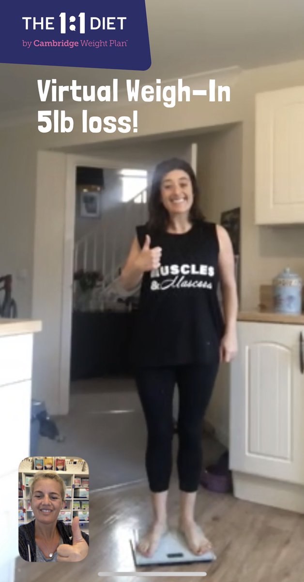 dietmumrepeat's tweet photo. ⚖️ VIRTUAL WEIGH IN TIME ⚖️
Well done to Ali from #sittingbourne who has lost 5lb this week~ Great job!
#businessasunusual #zoom #smile #virtualsupport #strongertogether #One2OneDiet #one2onesupport #ThisIsTheOne #WeightLoss #Diet #dieting #WeightLossJourney #CWP https://t.co/H4exKy4Uu7