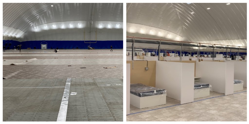 #NYP/<a href="/ColumbiaMed/">Columbia Medicine</a> will open a new field hospital for #COVID19 patients, staffed by former military physicians, nurses &amp; medics at <a href="/Columbia/">Columbia University</a>'s Baker Field Athletics Complex. <a href="/NBCNightlyNews/">NBC Nightly News with Tom Llamas</a> explores how #NYP is expanding care for patients nyphosp.co/2wyXX0j CC: <a href="/LesterHoltNBC/">Lester Holt</a>