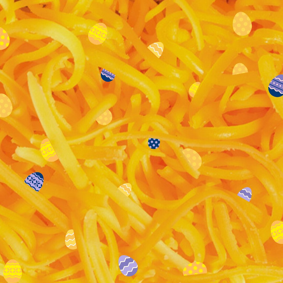 Happy Easter! 🐰 We’re celebrating with our own Easter egg hunt.  How many eggs can you find hidden in the cheese? Let us know in the comments below!