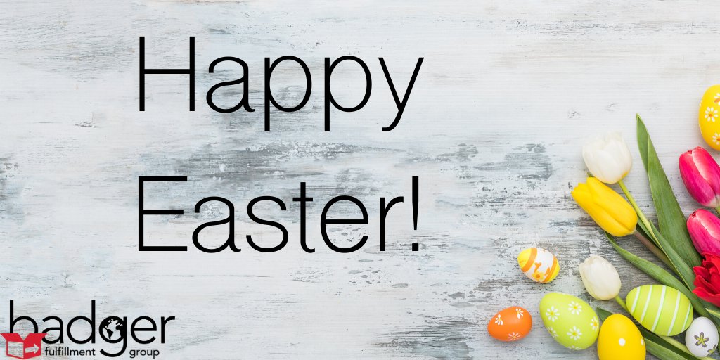 Happy Easter Everyone! 🐰

-Badger Fulfillment Group Inc.