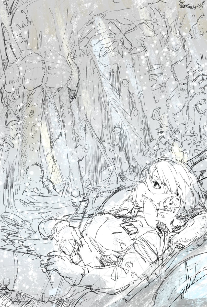 WIP色むずかしいけどがんばる 