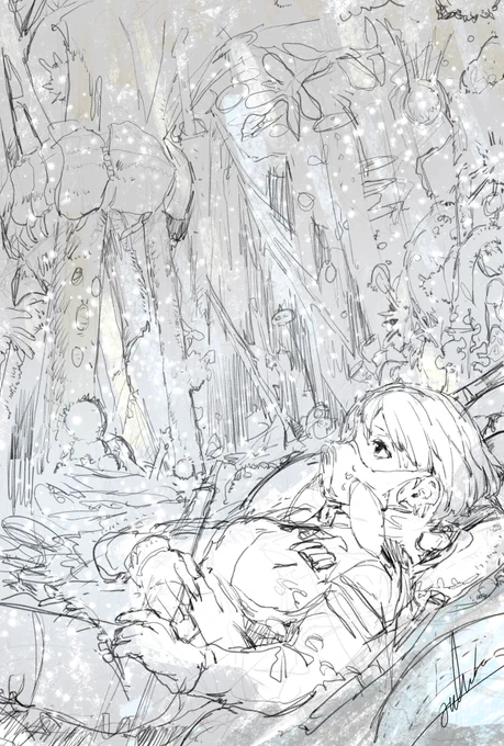 WIP色むずかしいけどがんばる 