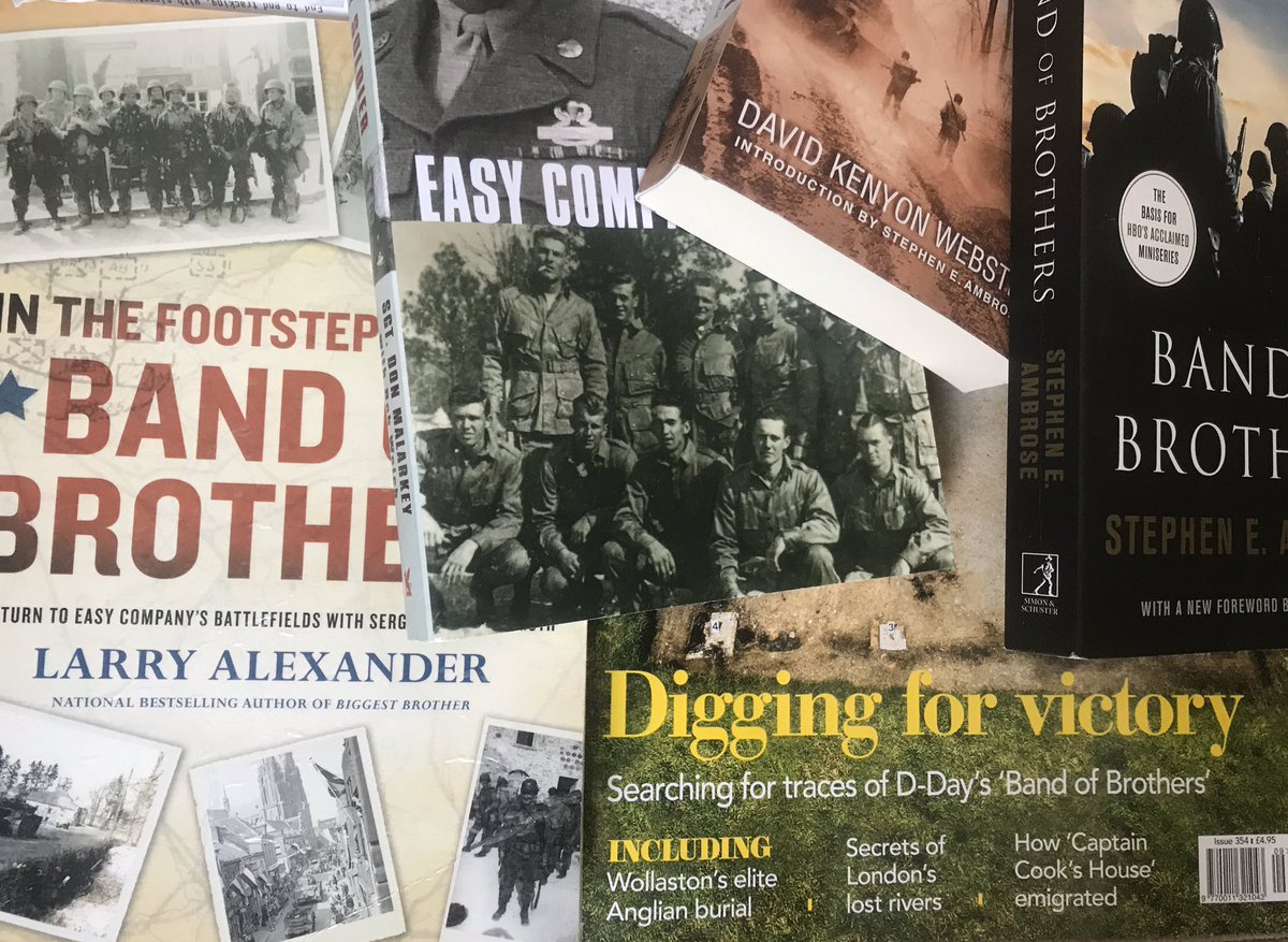 Webster felt that he had woken up on the set of a Hollywood film! His diaries are just one of many left behind in the many written works about this most famous of military units.  #DiggingBandofBrothers  #BandofBrothers
