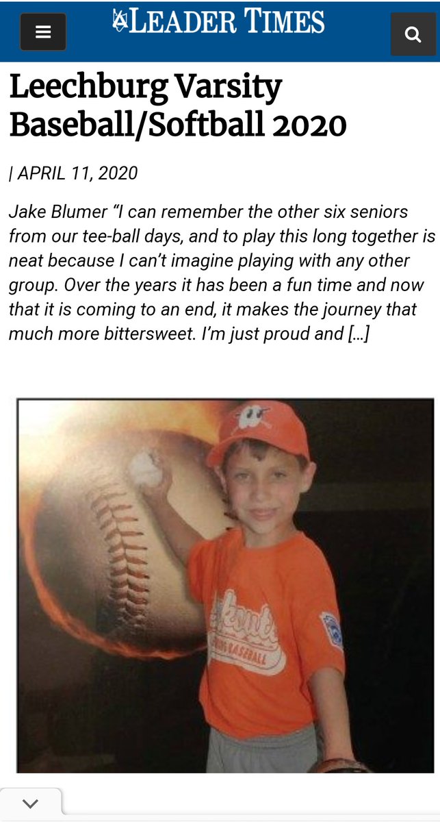 So sad for our Seniors. Blue Devil Proud ⚾💙