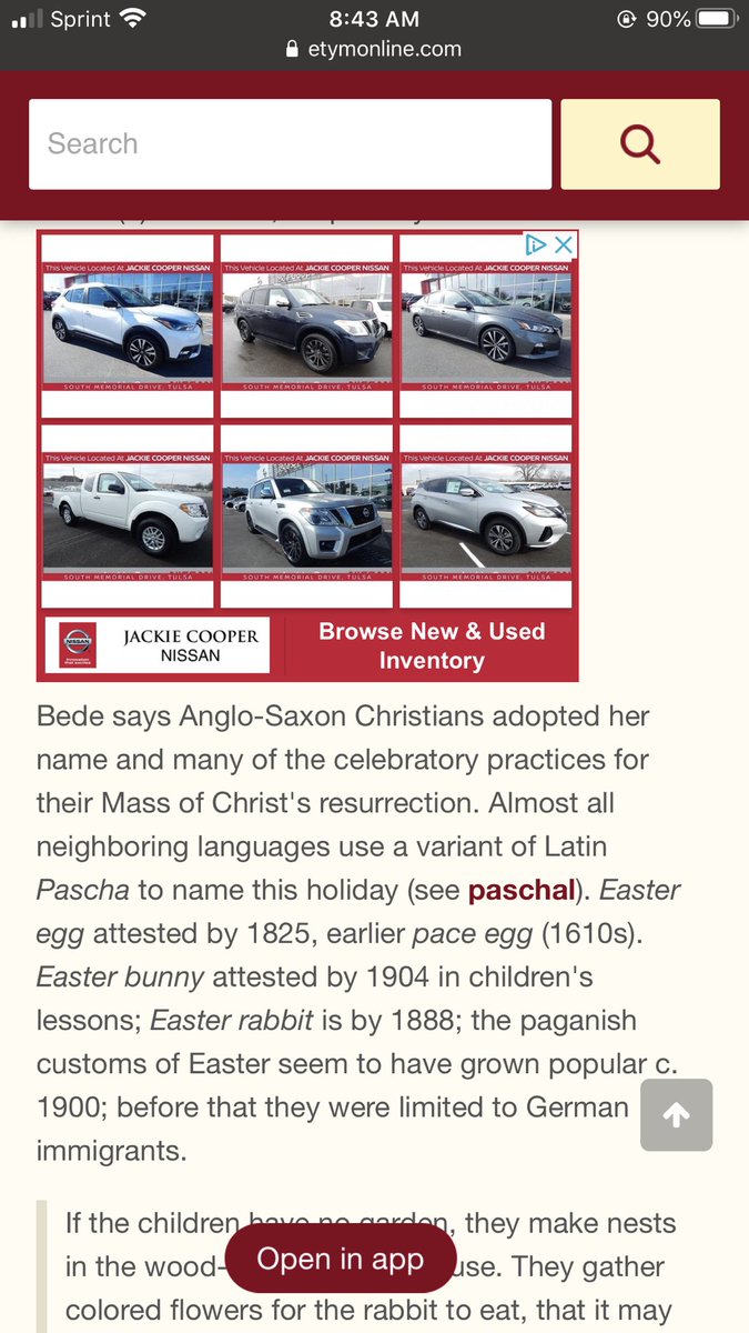 #12: Easter (add on, refer to post #3) Please study etymology. Easter is Ishtar.