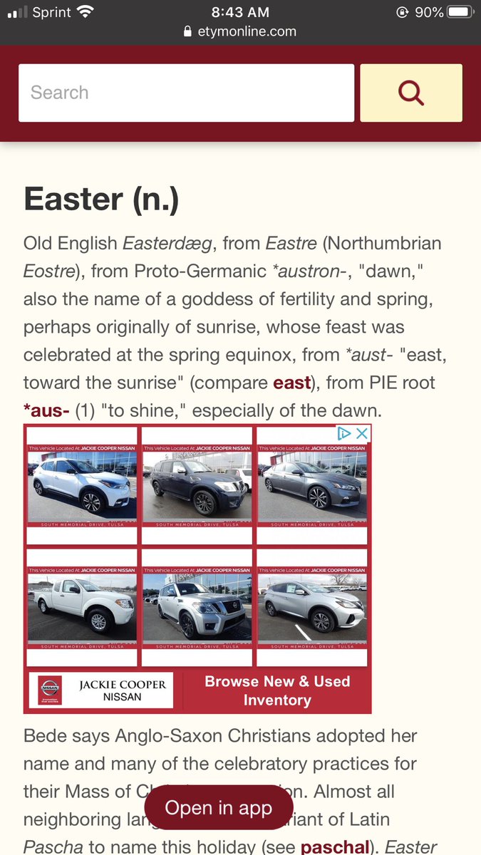 #12: Easter (add on, refer to post #3) Please study etymology. Easter is Ishtar.