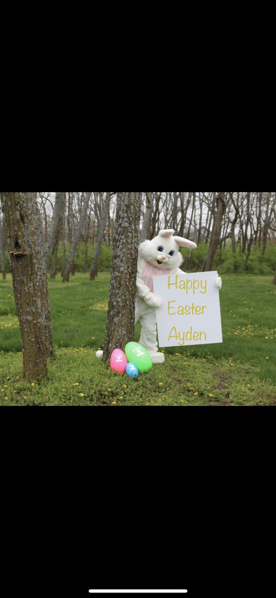 KayTeachesK's tweet photo. I told the Easter Bunny even though we are #SocialDistancing I wanted to get a message out to my students!! He delivered ! @UpchurchElemen1 #relationshipsmatter https://t.co/9Wwj6KTcVE