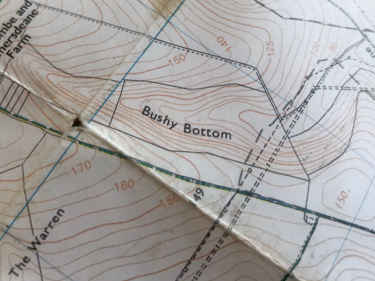 The_Moyleman's tweet photo. In honour of our Chief of Marshals @tomroper who tells us he used to enjoy running up Loose Bottom, here it is on map, plus three of our other favourite local bottoms #propernames https://t.co/xa0q4OHnJB