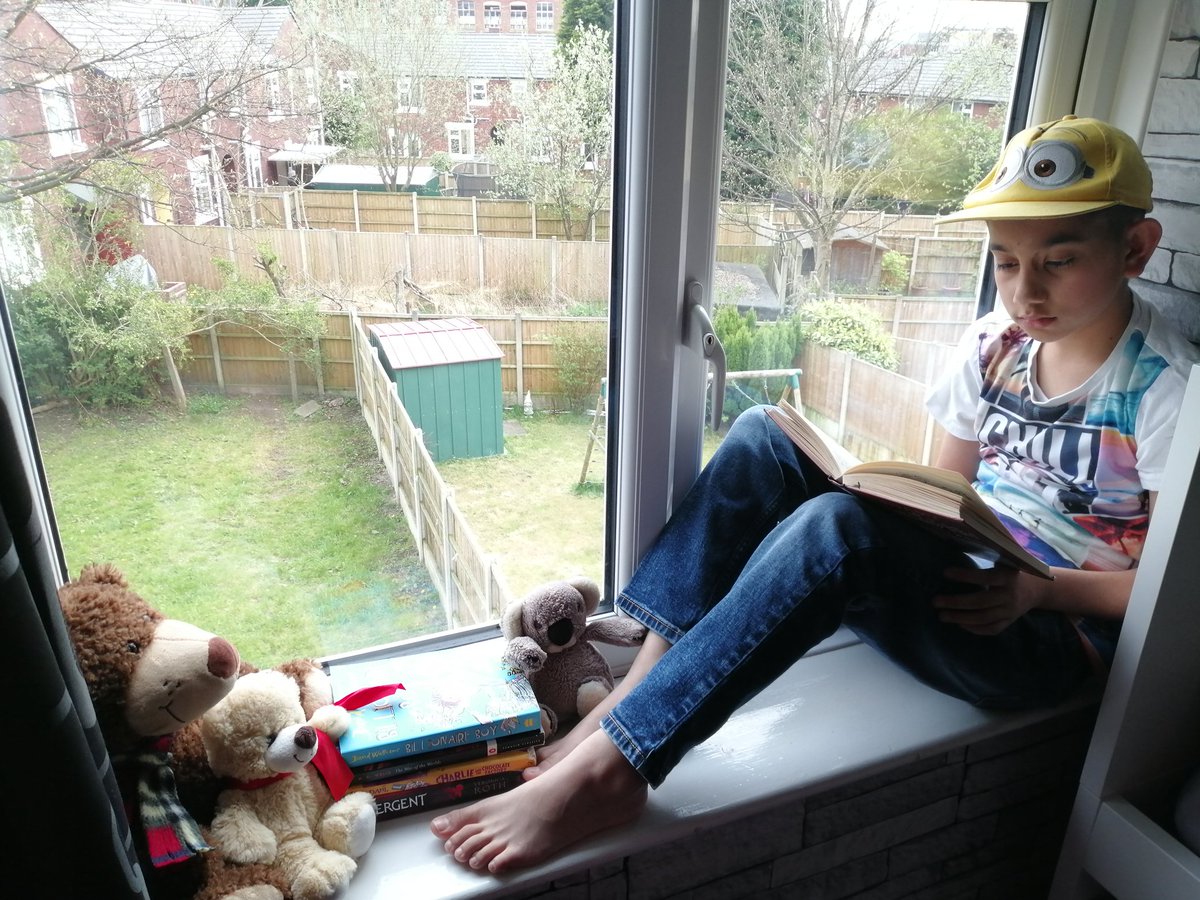 Sadiakhan_HT's tweet photo. @Ms_HainsworthHT
@MedlockValley
@Richmond_HT
#ReadAchieveSucceed
#jeffkinney #Diaryofwhimpykid
#TheThirdwheel
#StayHomeSaveLives
My Younger son Muhammad "we can't go outside freely but I am free to read" https://t.co/fVnTktqJa0