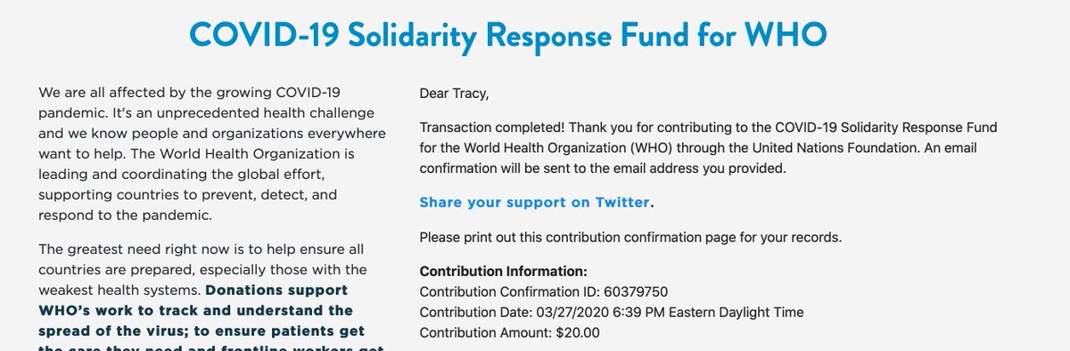 FYI for reference, not for this thread but i said $70 the first time because i donated $20 a different time, but I donated $100 total for just the thread