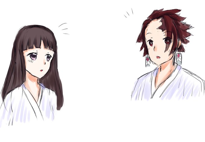 庵ユキさんがTwitterに投稿した竈門炭治郎(鬼滅の刃)のイラスト。