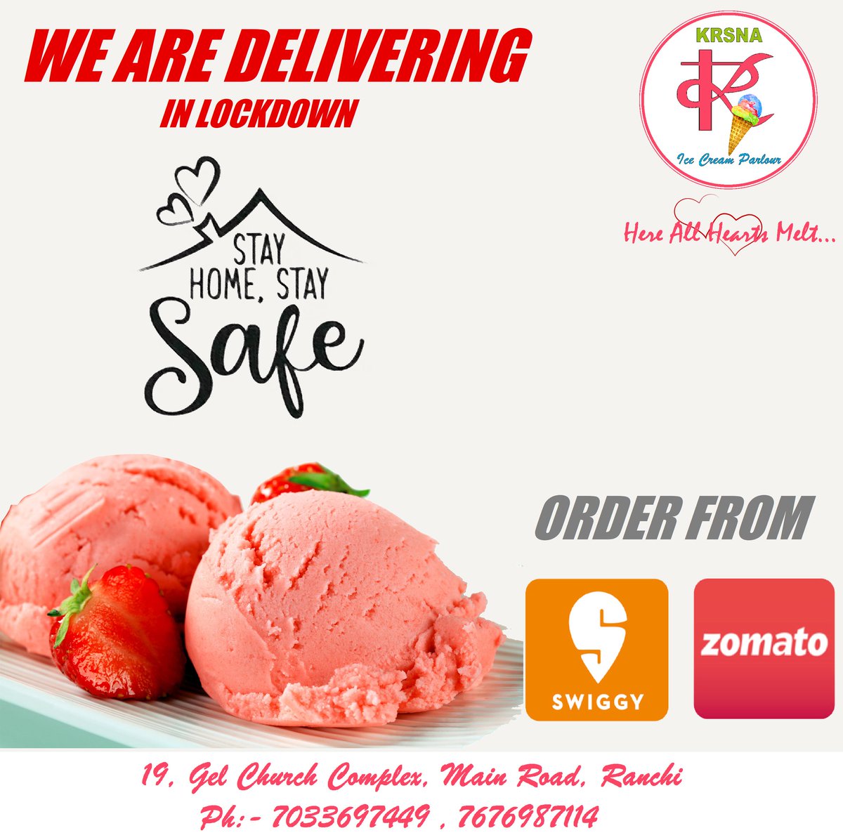 KrsnaRestaurant's tweet photo. Now there is no need to be panic of Getting things inside your homes. We ensure to all our customers that we have implemented proper Govt guidelines to save ourselves from the #pandemic. We are following 100% hygiene and social distancing while handling &amp; delivering food. https://t.co/iu2cWzAAlB