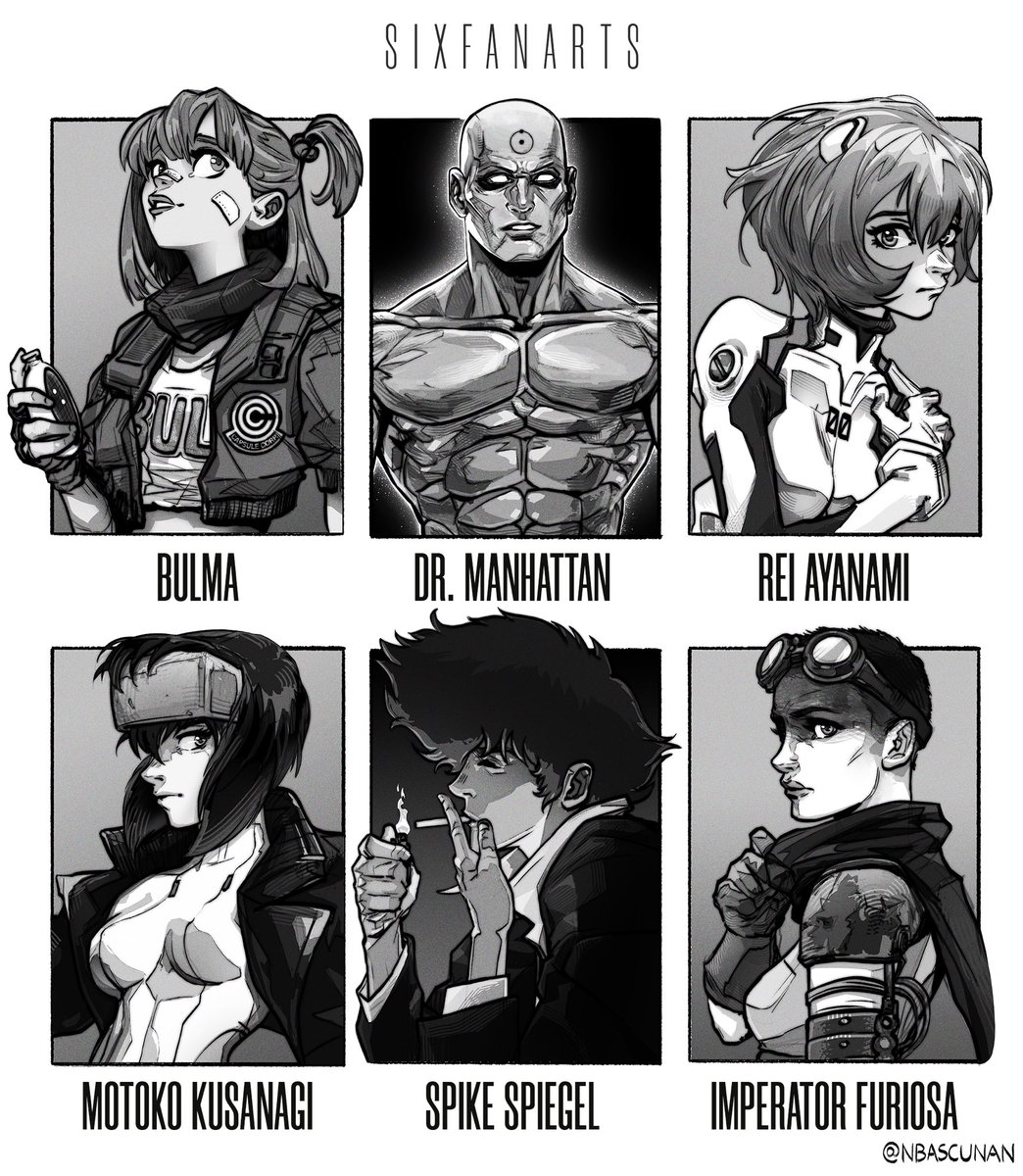 #SixFanarts take 2
#SixFanartsChallenge 