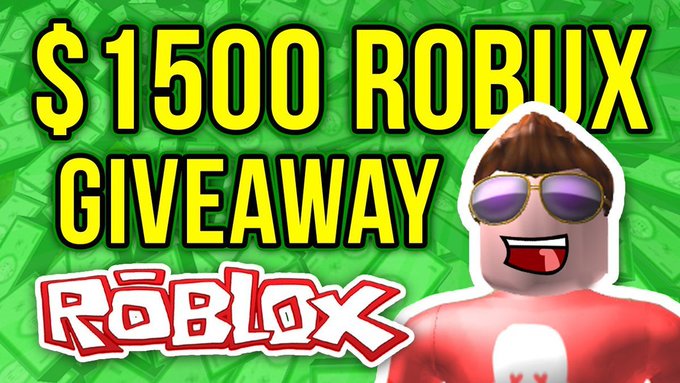 Free Robux Giveaway Live In Roblox