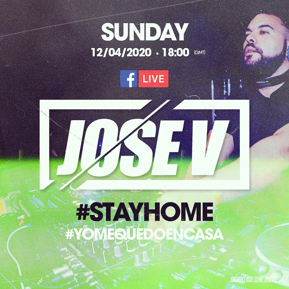 New quarantine live set this afternoon! 18:00 pm (gmt) 
👇🏻👇🏻👇🏻👇🏻👇🏻👇🏻
Facebook.com/joseuvedj