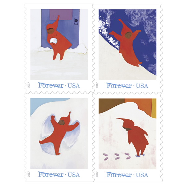 There's also forever stamps for The Snowy Day?? It SNOWED in NYC yesterday, THIS IS STILL SEASONALLY RELEVANT  #SaveUSPS  https://store.usps.com/store/product/buy-stamps/the-snowy-day-S_676104