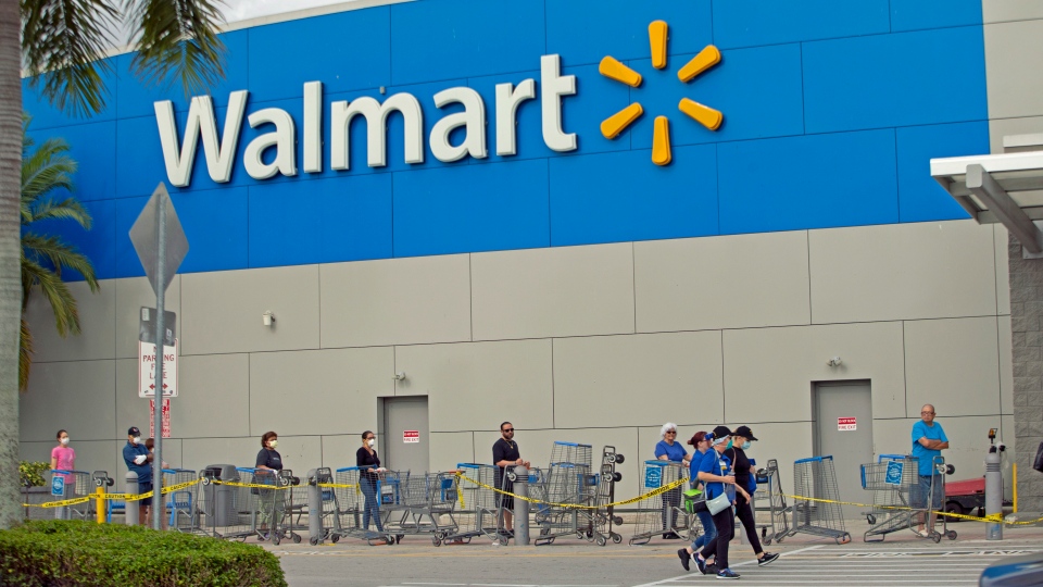 ctvwinnipeg's tweet photo. Walmart CEO says we're in the 'hair colour' phase of panic buying: https://t.co/opC8uyh3iv https://t.co/I8K194j4xy