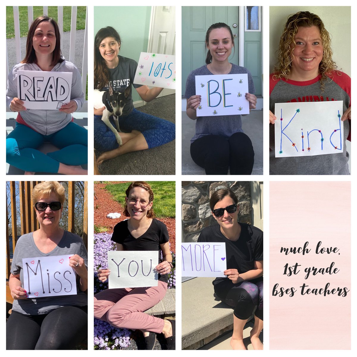 The First Grade teachers send you love!! ❤️