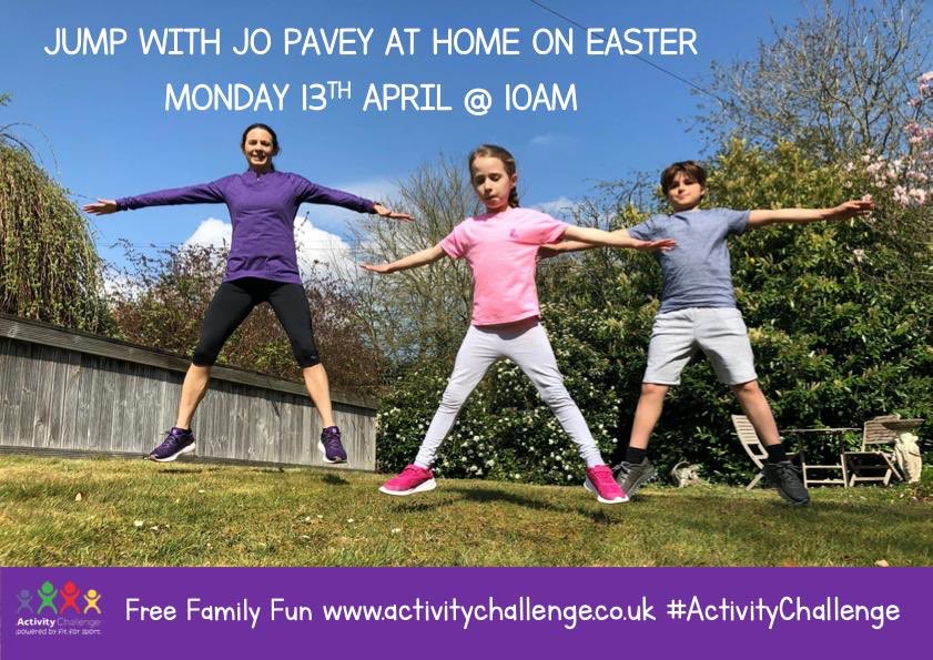 _ActionGroup's tweet image. Does your family have what it takes? Join @jopavey and @fitforsportuk at 10am tomorrow as they launch their free Easter Activity Challenge. It’s super simple and great fun visit  activitychallenge.co.uk to sign up #ActivityChallenge #familyfitness