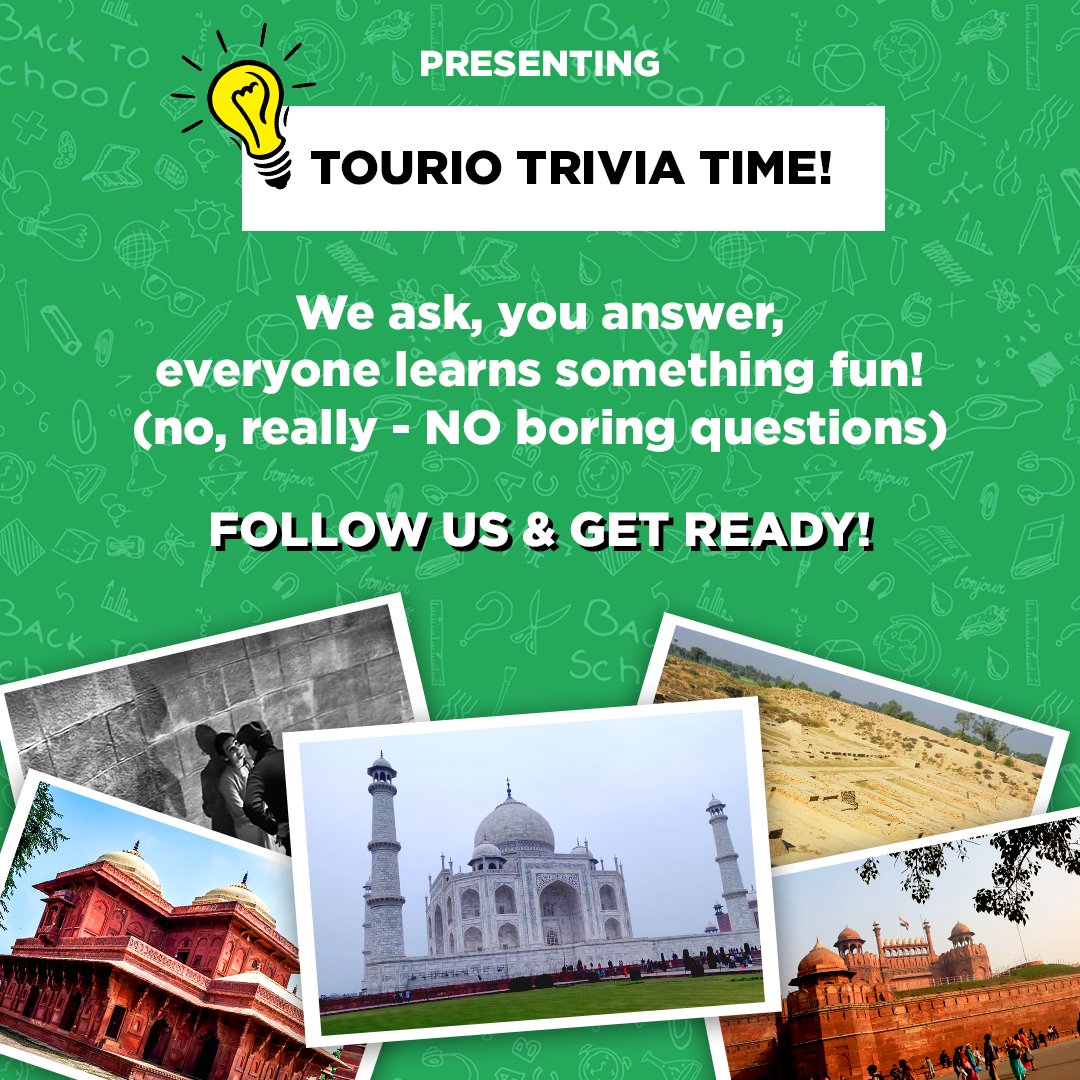 TourioIt's tweet photo. Starting tomorrow, we'll ask 1 question a day, through the quarantine - all the way. Answer in comments, tag friends who'd like to play too! See how many you can get sitting at home doing NOTHING! The prize? Worldly KnOwLeDgE!
#Trivia #COVID__19 #QuarantineAndChill https://t.co/6uELaSsOMr
