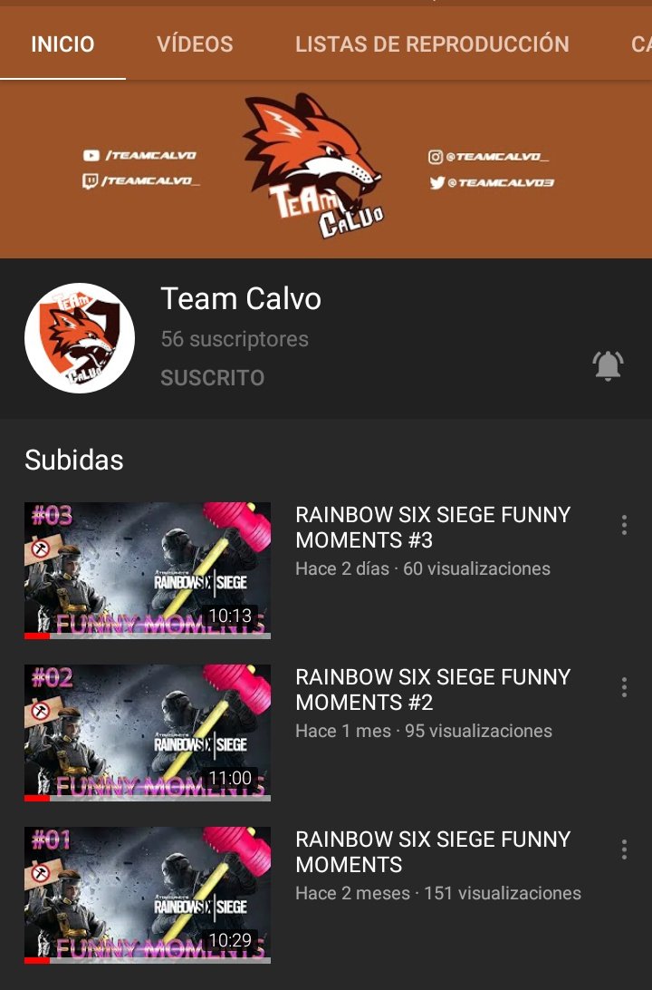 TeamCalvo3's tweet photo. Tenemos un canal de YouTube podéis pasar y ver los videos. 😄😄
Enlace: https://t.co/3PsvVFblPl https://t.co/6Hbv50OHvQ