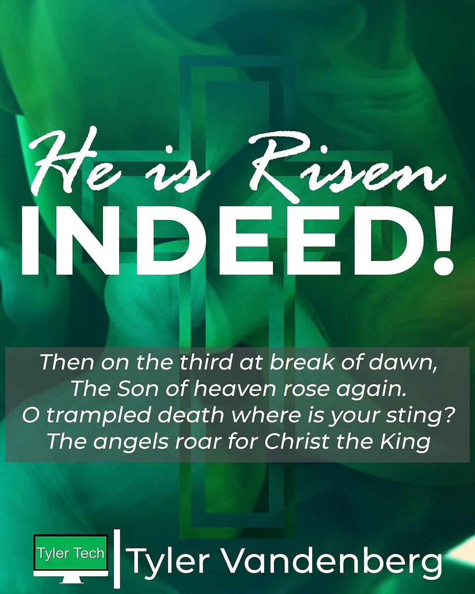 TylerTechCEO's tweet image. Happy Easter!