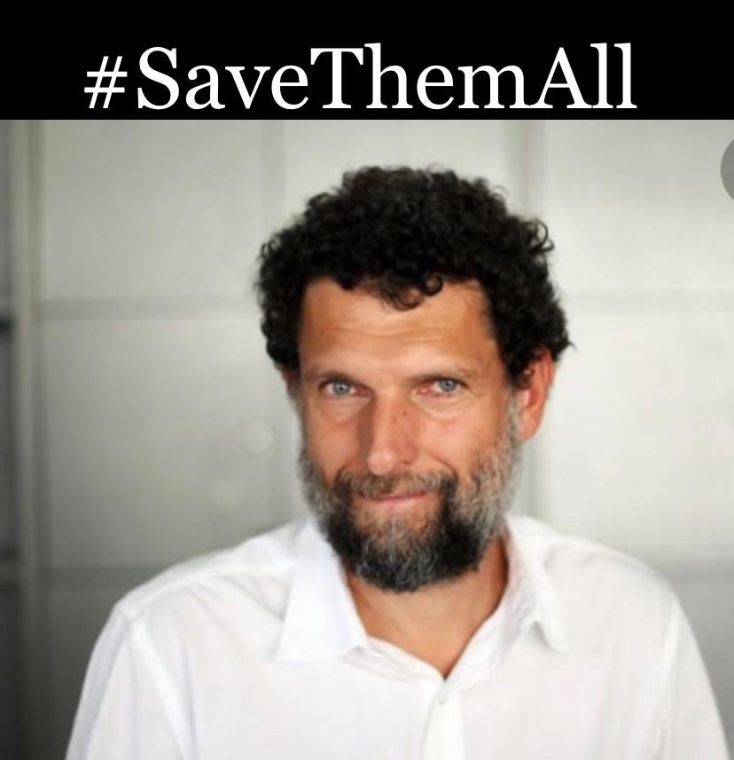 Osman Kavala ist ein bekannter Geschäftsmann in der Türkei, der durch Sozialprojekte und Stipendien sich für Bildungsgerechtigkeit einsetzt und sich für die freie Meinungsäußerung einsetzt.                          Wir fordern seine sofortige Freilassung. #SaveThemAll