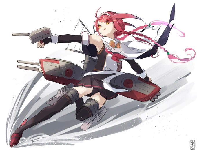 江風  +30min
#艦これ版深夜の真剣お絵描き60分一本勝負
#艦これ版真剣お絵描き60分一本勝負_20200412 