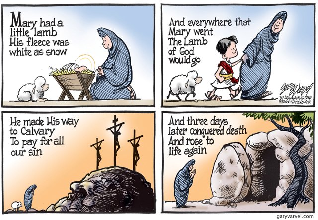 varvel's tweet photo. Twenty years ago, I drew this cartoon. #ResurrectionSunday 
https://t.co/OTRjngqUZ2 https://t.co/aAjUBwQ4cx