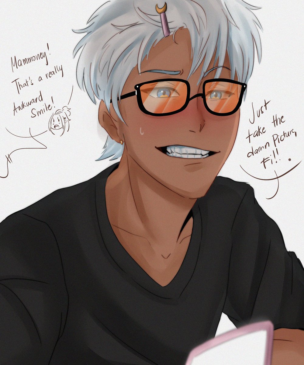 photo Awkward Smile Drawing Reference ishy dating mammon again on twitter