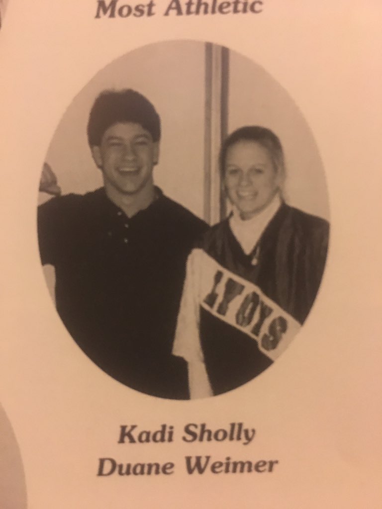 DueyWeimer's tweet image. Ok... I’ll get in on the #Classof2020Challenge

Find pictures from your senior year and post it...

@LyonsSchool @AthleticsLY - Class of 1998

#PinkBackground #NoodleNeckRoll #90sHair