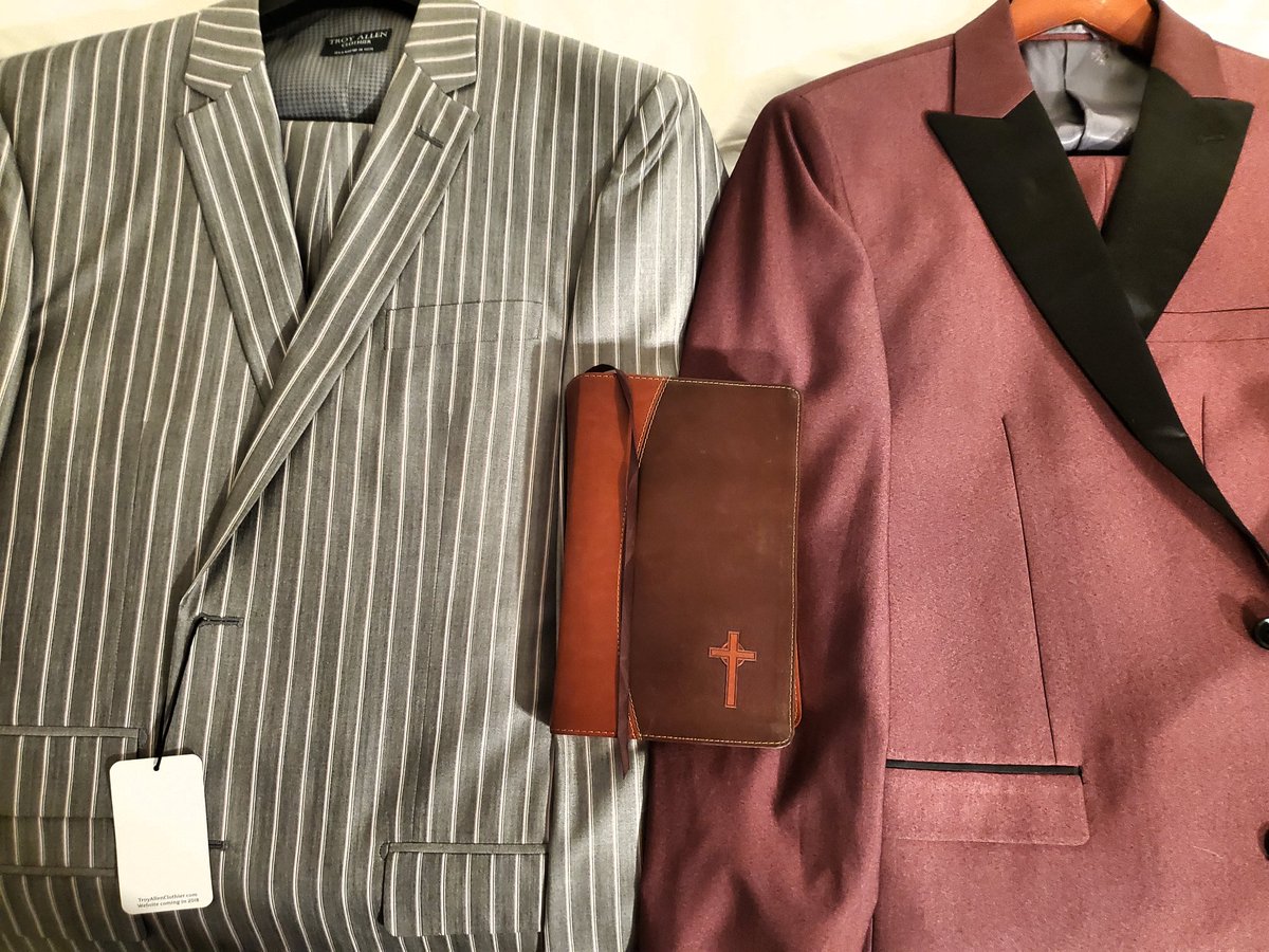 Covid19 got me messed up. I'm wearing my suits for couch church service today lol