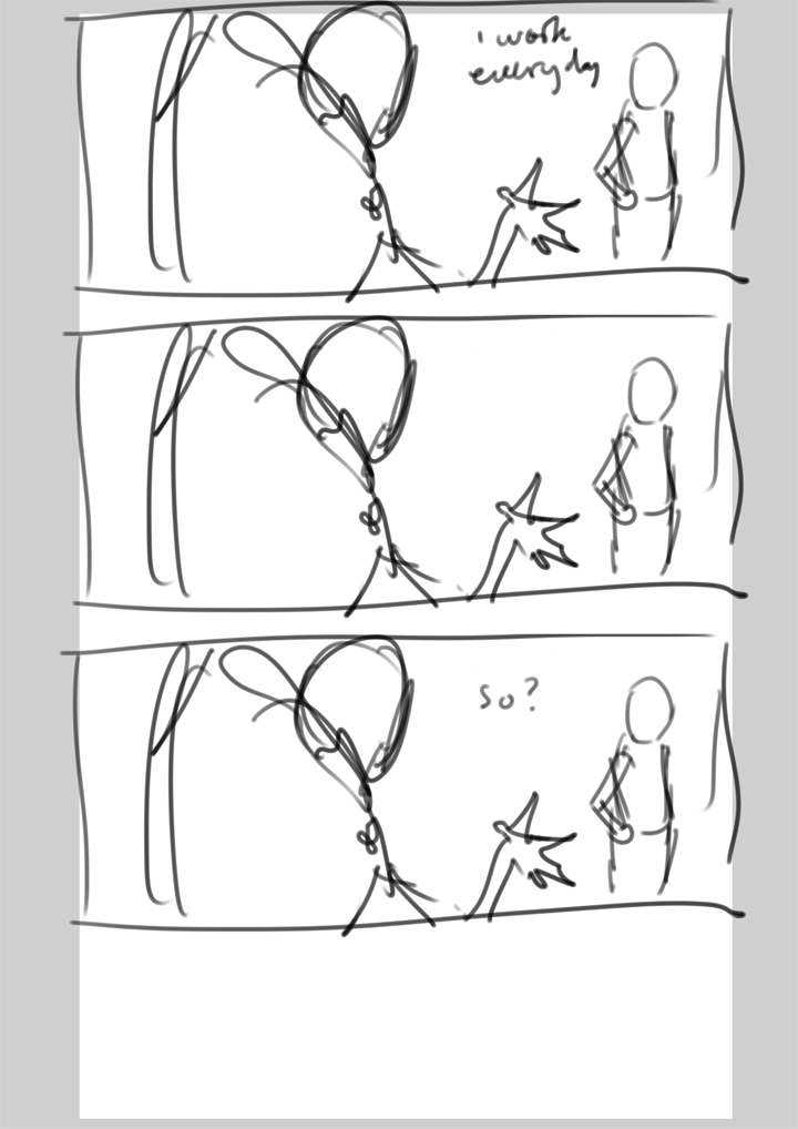 Also saw this while looking at forgotten folders;;;

I guess it was done out of frustration(?), or maybe things I wanted to tell myself(?), I already forgot haha (I don't even understand some panels).

Still acid inducing thoughー

[part 01] 