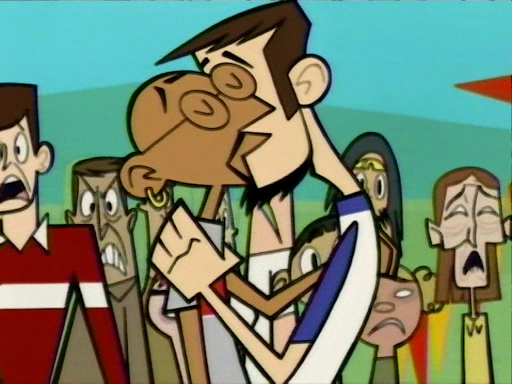 We didn't watch this episode of Clone High, but based on the one we DID watch, we suspect that this moment was not exactly handled with sensitivity or any kind of grace. Check out our discussion of Clone High's pilot episode here:

mymotherthepodcast.simplecast.com/episodes/clone…