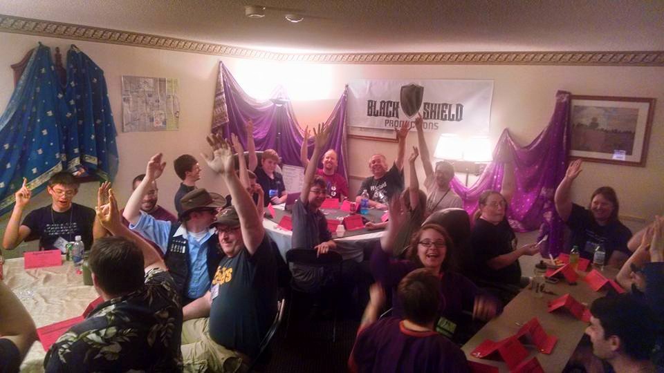 BlackShieldProd's tweet photo. Raise your hand if you want to do some on-line role-playing with the Black Shield crew!  We have Trailer Park, Inc running tomorrow and Away Team sci-fi next weekend.  Check out the discord server to get in on the action!  https://t.co/ol5wgRAZn7 #miscon https://t.co/hvvWBNxbQU