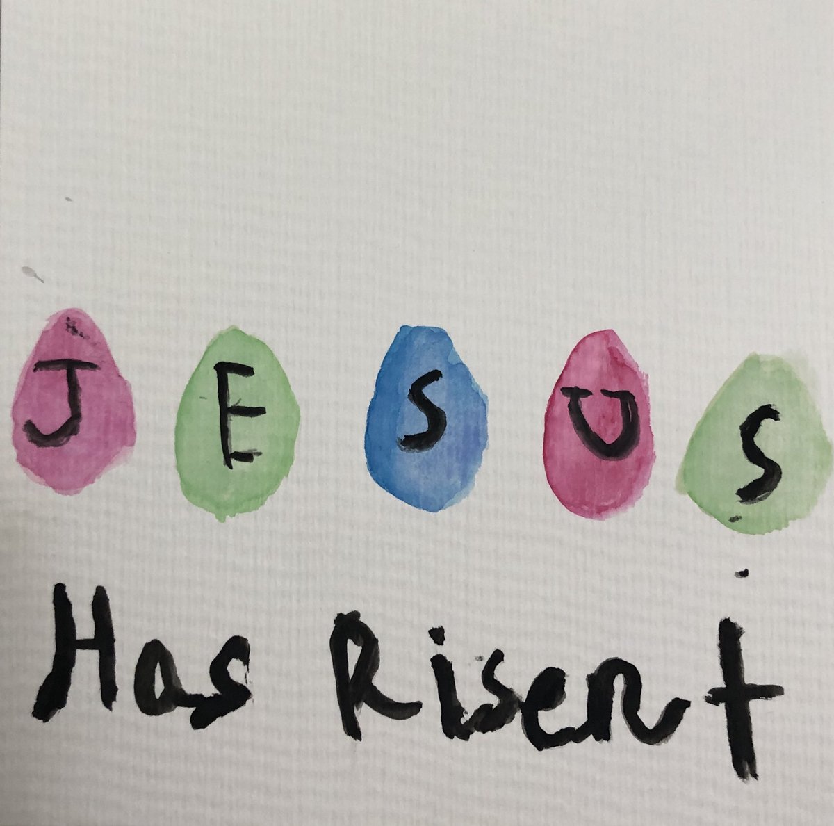 cgdub's tweet photo. Easter gifts for Dad are usually his favorite candy in the whole wide world, a Reese’s Peanut Butter Egg #bestcandyever.....this year my oldest surprised me this small painting 😊 - Happy Easter! https://t.co/fOWyR3iPlH