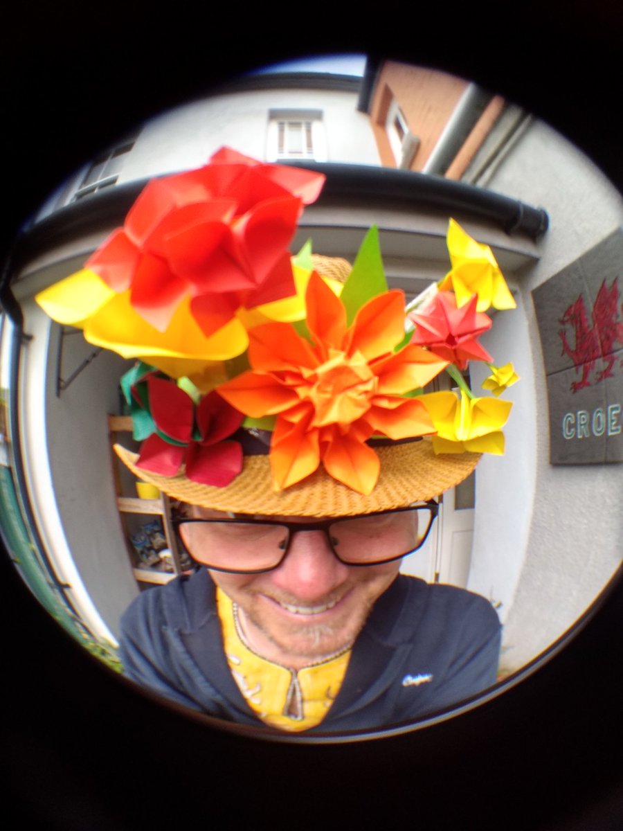 Happy Easter, origami hats have been the order of the day!